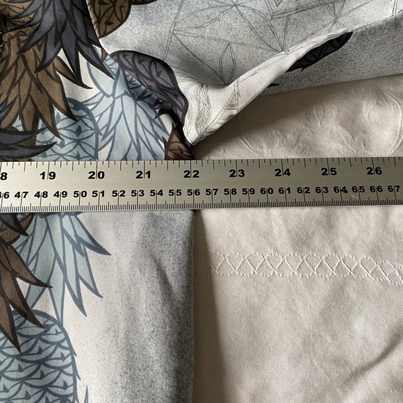 Sears Vintage Hawaii Men's Tropical Hawaiian Pineapple Short Sleeve Button Shirt - Picture 6 of 8